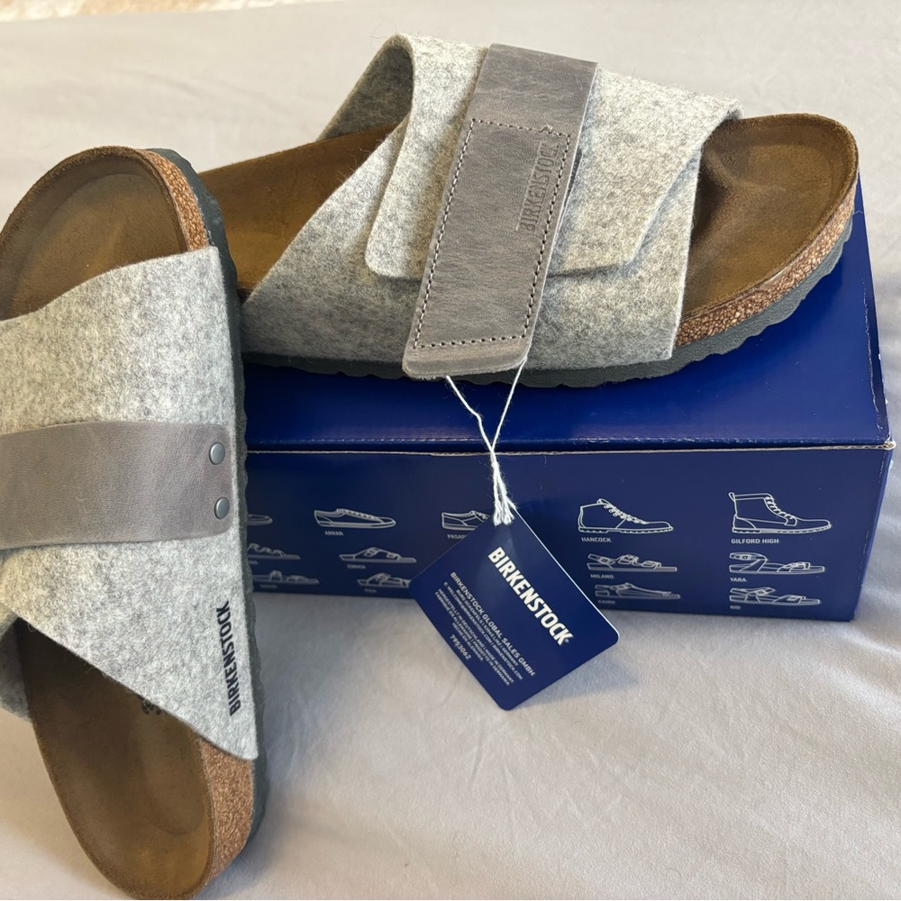 Birkenstock Sandals - Kyoto - Light Gray - NWT